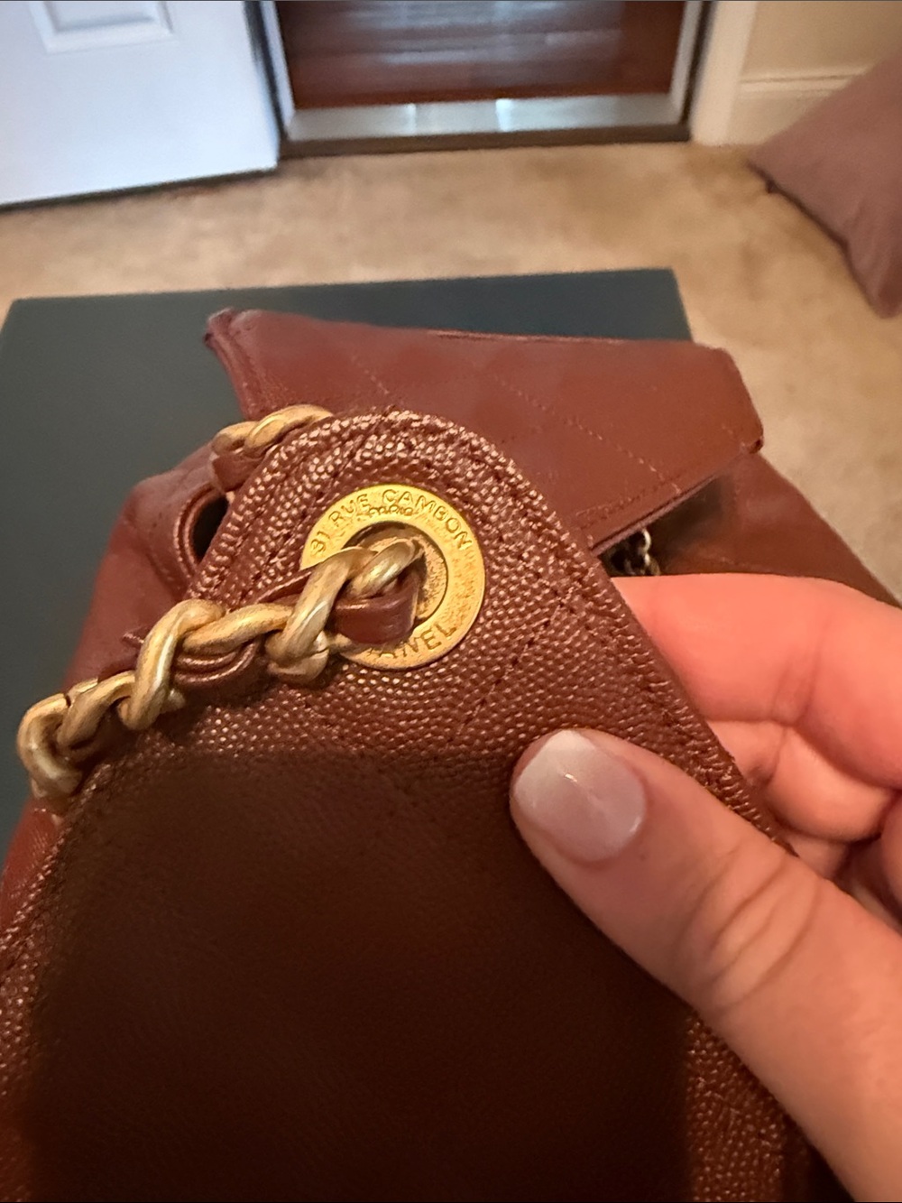 Chanel 25 Medium Bag - Brown - Picture 4 of 16